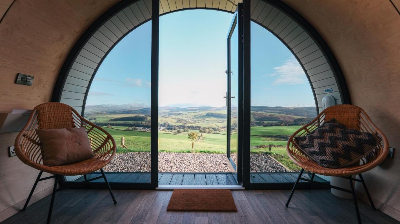 Further Space At Hillhead Farm Luxury Glamping Pods, Dumfries, Scotland 外观 照片